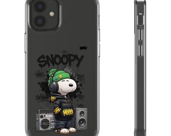 Snoopy Graffiti Streetwear Phone Case | Clear Case
