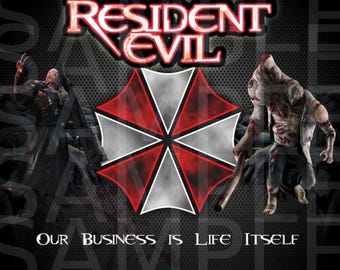 Envoltorio de vaso Resident Evil PNG1