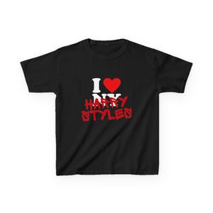 styles nyc baby tee, i love harry new york top, matching concert shirts, retro new york tour outfit, together together, i heart harry image 2