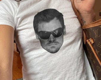 styles face baby tee, harry glasses shirt, new york concert outfit, vintage album tshirt, disco top, together together