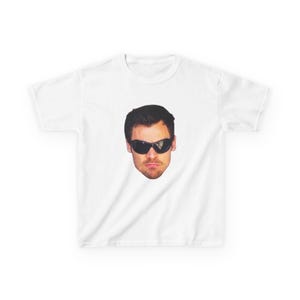 styles glasses baby tee, harry face shirt, funny concert tshirt, vintage portrait top, together together White