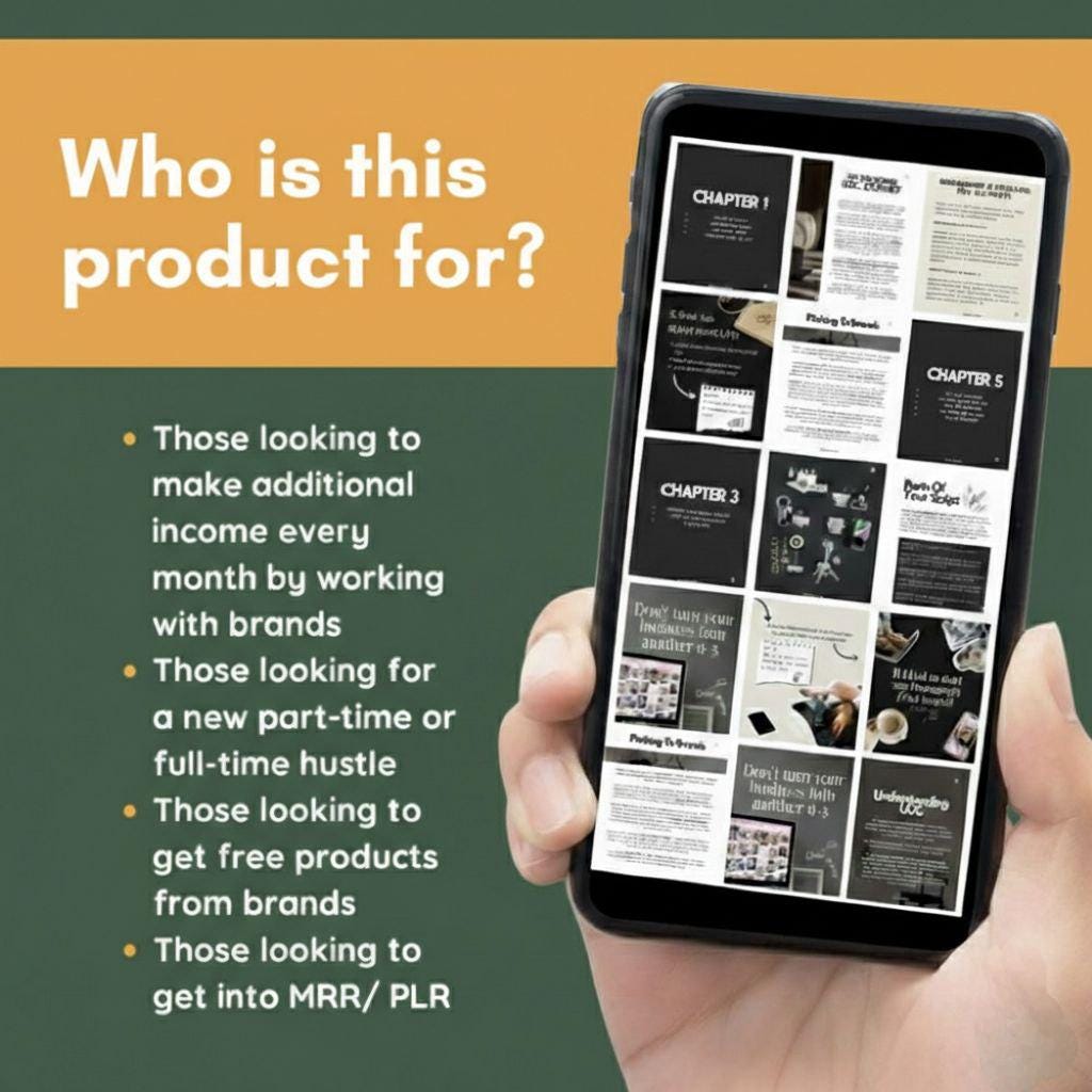 Resell Rights Included UGC Beginner Guide With Master Resell Rights, Canva Ebook Template ...