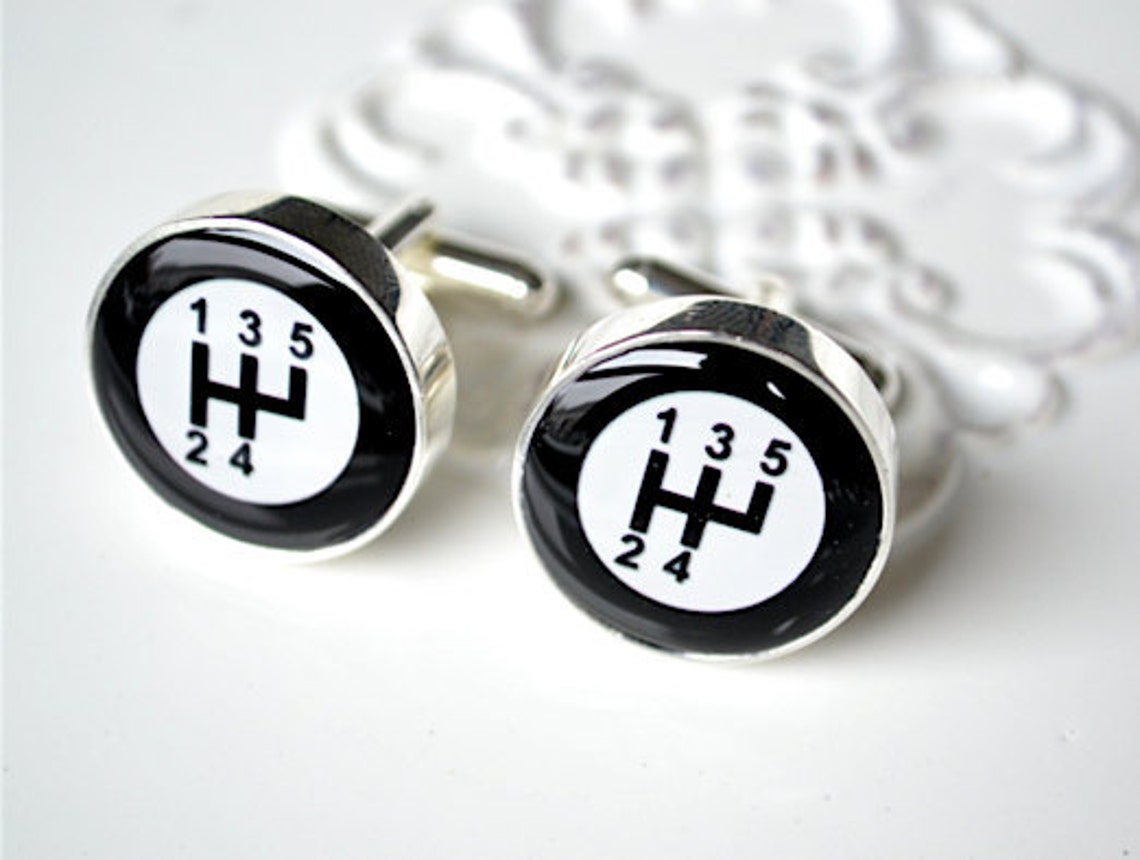 Gear Shift Cufflinks Gift for Him Brother Father Husband Etsy