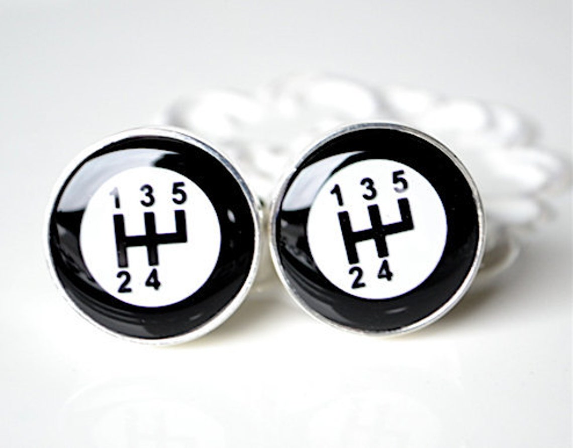 Gear Shift Cufflinks Gift for Him Brother Father Husband Etsy