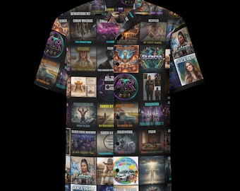 Button-Up Shirt | All The Artists Music Shirt | Colorful Artist Universe Fashion | All The Records™