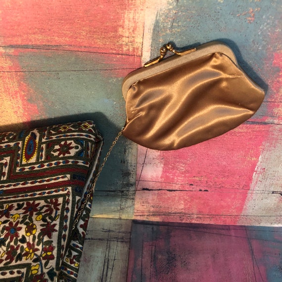 Vintage Tapestry After Five Purse Handbag With Co… - image 6
