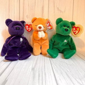 Vintage Princes Diana, Hope and Erin Beanie Babies