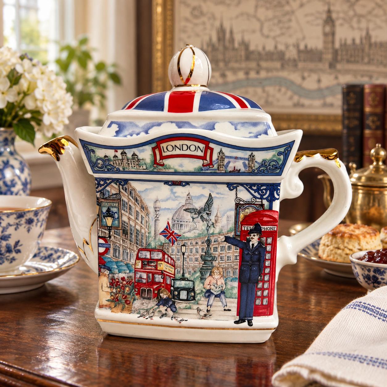 Sadler England Teapot - Etsy