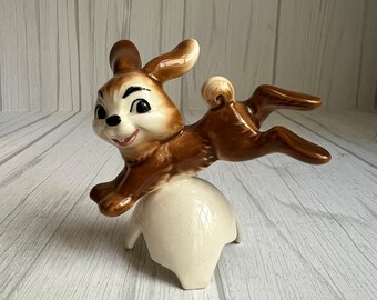 Goebel Bunny Hopping over An Egg