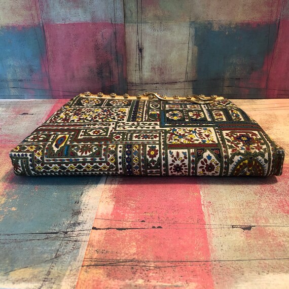 Vintage Tapestry After Five Purse Handbag With Co… - image 9