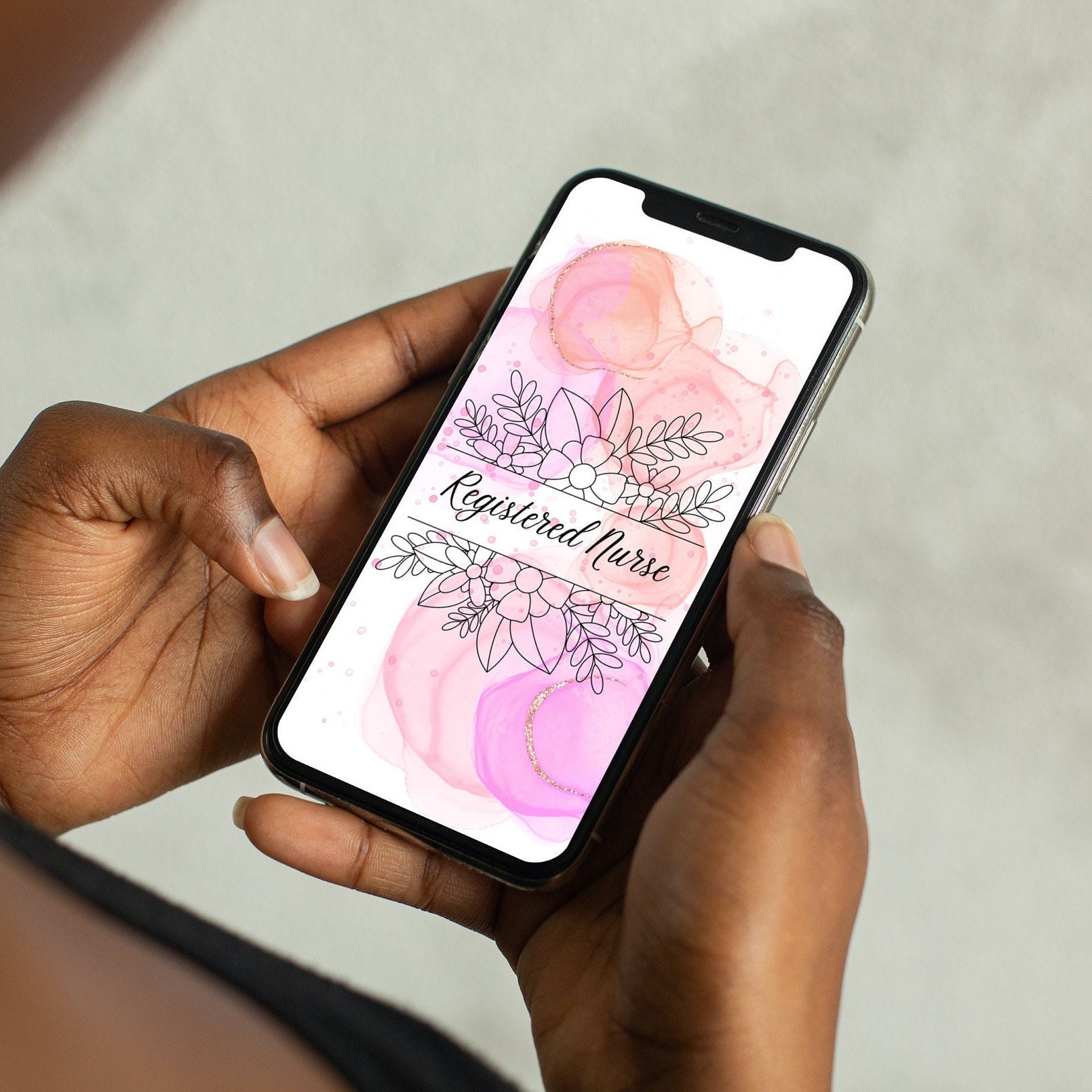 RN Registered Nurse Medical Phone Wallpaper Background | Healthcare Colorful Lock Screen | Instant Digital Download | Smartphone Wallpaper RN Registered Nurse Medical Phone Wallpaper Background | Healthcare Colorful Lock Screen | Instant Digital Download | Smartphone Wallpaper