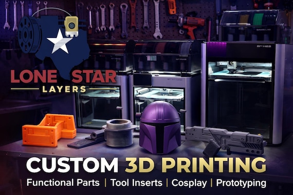 Custom 3D Printing Service | Functional Parts, Tool Inserts & Prototypes