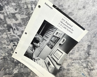 Manual de sistemas de cable de EE. UU. con medidas requeridas por la FCC de Tektronix (1993, década de los 90)