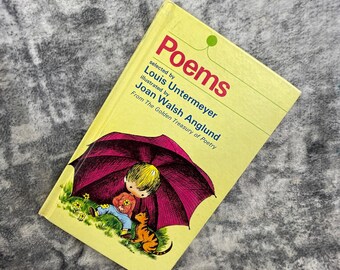 Poems Louis Untermeyer Joan Walsh Anglund Golden Press  Childrens Book