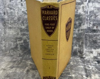 Harvard Classics Vol 5 Emerson Essays and English Traits Collier  Scholarcore