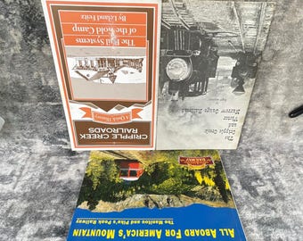 Colorado Railroad Book Lot Cripple Creek Victor Narrow Gauge Pikes Peak Cog Rail