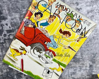 Modern Cartooning 1950s Walter Foster