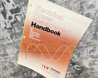 Manual de medición de energía eléctrica Yokogawa YEW 1982 Guía de ingeniería