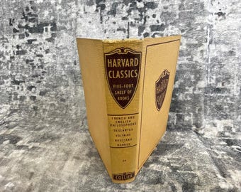 Harvard Classics Vol 34 French English Philosophers Collier  Hardcover Book