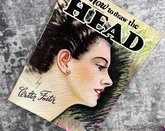 How to Draw the Head Mid Century Art Guide Walter Foster