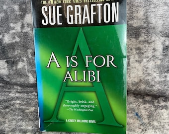 A Is For Alibi Kinsey Millhone Sue Grafton Mystery Paperback Green Novel