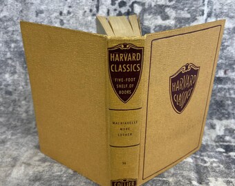 Harvard Classics Vol 36 Machiavelli More Luther Collier Relié