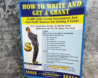 Cómo escribir y obtener una subvención - Matthew Lesko OS 2001 - Libro de referencia