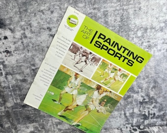 The Art of Painting Sports Book 1975 Grumbacher Library Jim Jonson