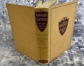 Harvard Classics Vol 50 Introduction Guide du lecteur Index Collier Couverture rigide
