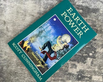 Earth Power Techniques of Natural Magic Scott Cunningham Paperback 1st Ed