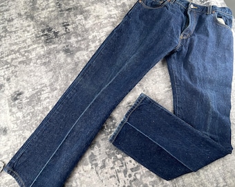 Vtg Levi Mens 34x30 517 Boot Cut 2002 Medium Wash Blue Denim Y2K Streetwear