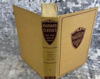 Harvard Classics Vol 38 Harvey Jenner Lister Scientific Paper Collier relié