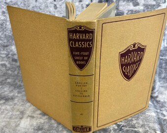 Harvard Classics Vol 41, poésie anglaise de Collins à Fitzgerald Collier Relié