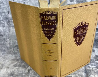 Harvard Classics Vol 37 Philosophers Locke Berkeley Hume Collier Relié