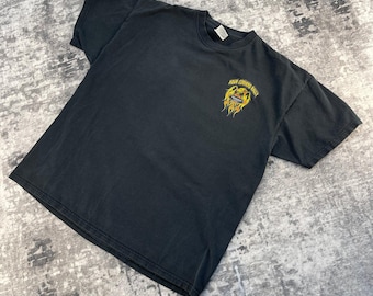 Vtg Port and Company Men XL T-Shirt Four Corners Rally  Black Graphic Tee