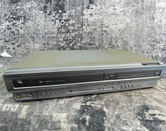 Magnavox MSD804 DVD VCR Combo Player VHS Recorder 4-Head Silver Tested