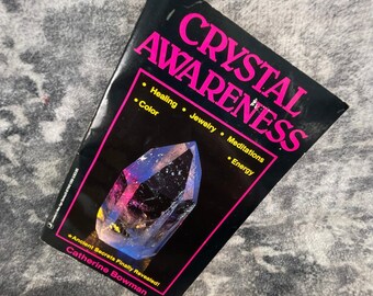 Conciencia de los cristales, 1.ª edición, 1992. Sanación de la Nueva Era. Llewellyn, Catherine Bowman. Libro.