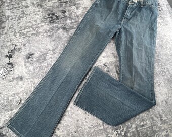 Vtg LL Bean Womens 14T Jeans 90s Straight Leg Blue Denim Tall
