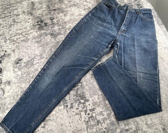 Vtg LL Bean Mens 32x32 Double L Natural Fit Jeans Blue Medium Wash Y2K Denim
