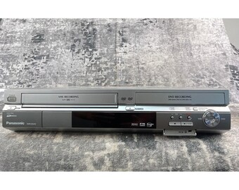 Panasonic dmr-es40v VHS DVD Recorder Combo Grey Progressive Scan VCR Player