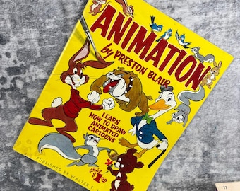 Animation Learn To Draw Cartoon Art by Preston Blair Walter T Foster