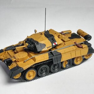 Italeri Crusader MK 3, brytyjski czołg średni w skali 1.35, 8. armia, szczury pustynne.