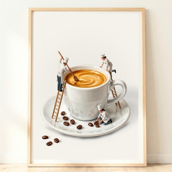 Espresso Wall Art | Coffee Print | Kitchen Wall Decor | Coffee Lover Gift | Espresso Poster