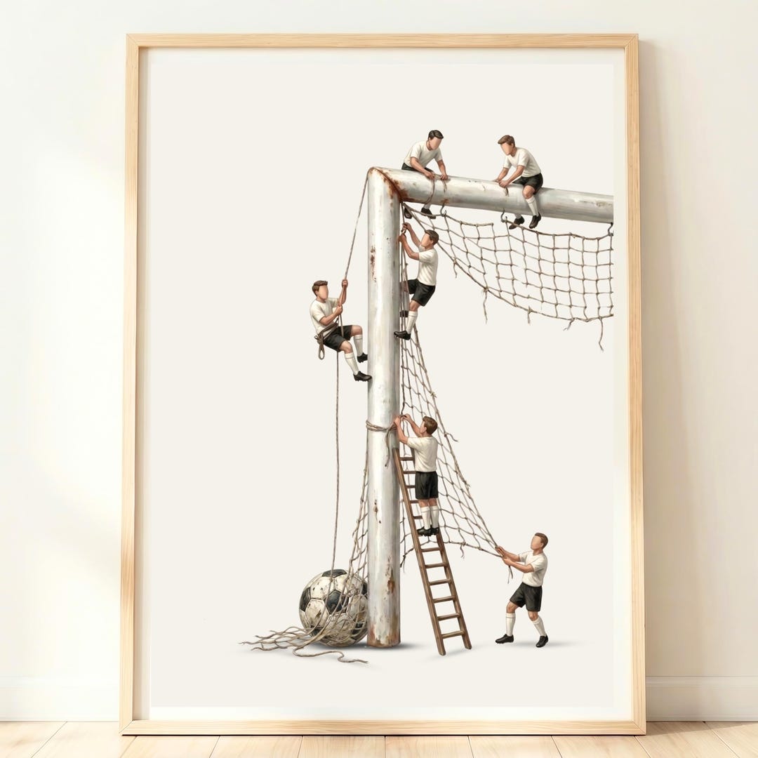 Football Wall Art | Kids Football Print | Football Lover Decor | Kids ...