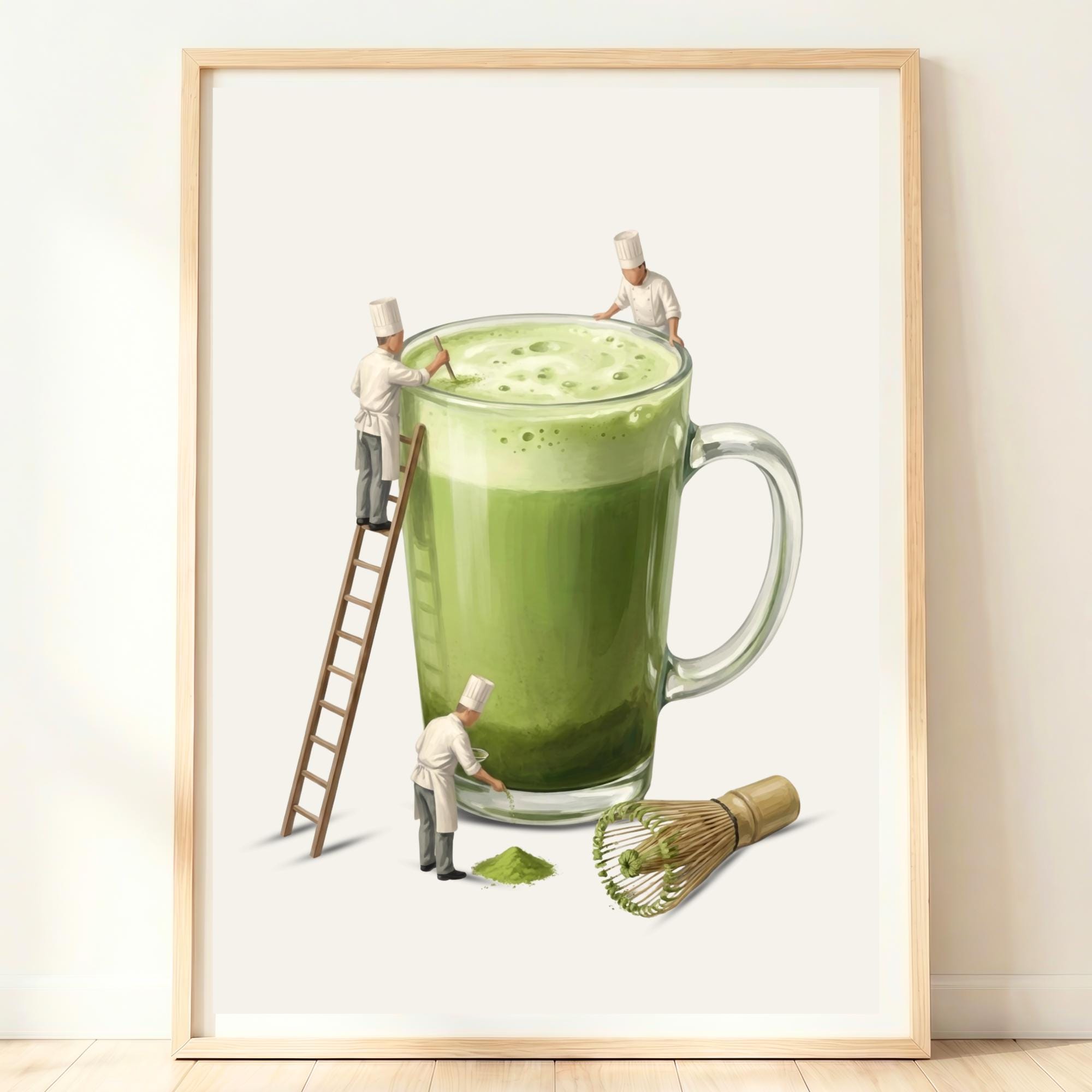 Matcha Wall Art | Matcha Prints | Green Tea Aesthetic Print | Japanese ...