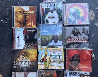 SIZZLA CD Lotto 13 reggae