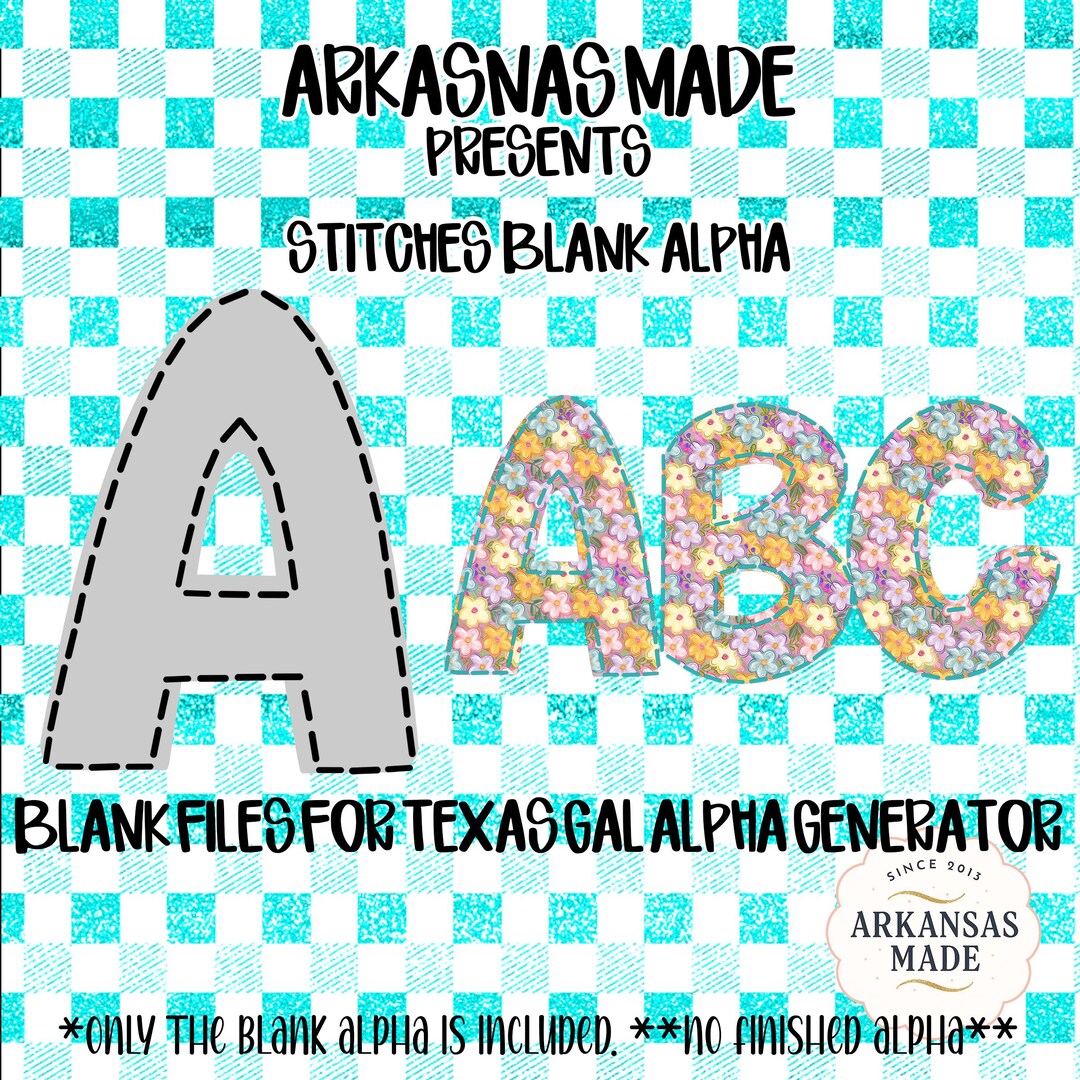 Stitches Blank Alpha Files, Digital Download Alpha Sublimation DTF Pngs ...
