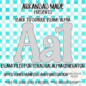 Conjuntos de letras en blanco rellenables para la vuelta al cole, archivos SVG y PNG para la vuelta al cole, letras, números y signos de puntuación digitales, archivos de diseño para manualidades.