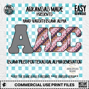 May include: Digital design featuring the letters ABC in a varsity style. The letter A is gray, while B and C are patterned with pink, purple, and yellow floral and bow designs. The background is a blue and white checkered pattern.