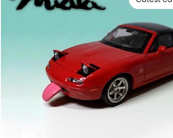 Red Mazda Miata MX-5 Diecast Model Car – Pop-Up Headlights, 1:32 Scale